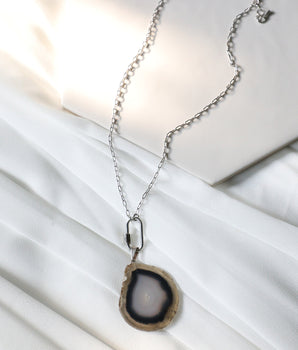 Agate Slice Necklace