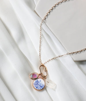 Quartz Charm Necklace