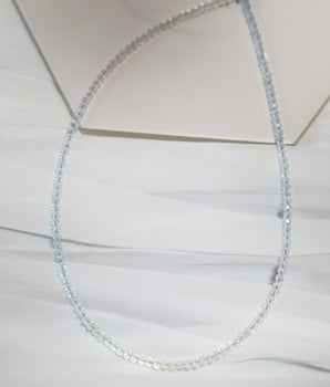 Clear Ombre Crystal Necklace