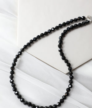 Black Crystal Necklace