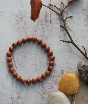 Beaded Bracelet - Goldstone