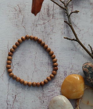 Beaded Bracelet - Sandalwood