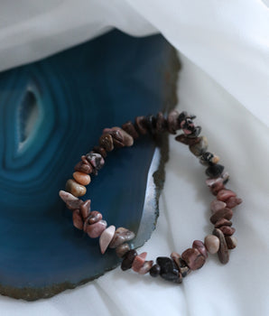 Bracelet Puce - Rhodonite